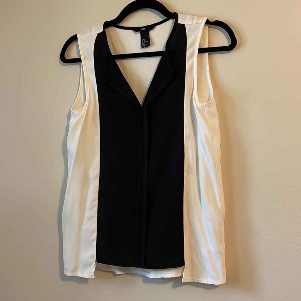 Black and white shirt